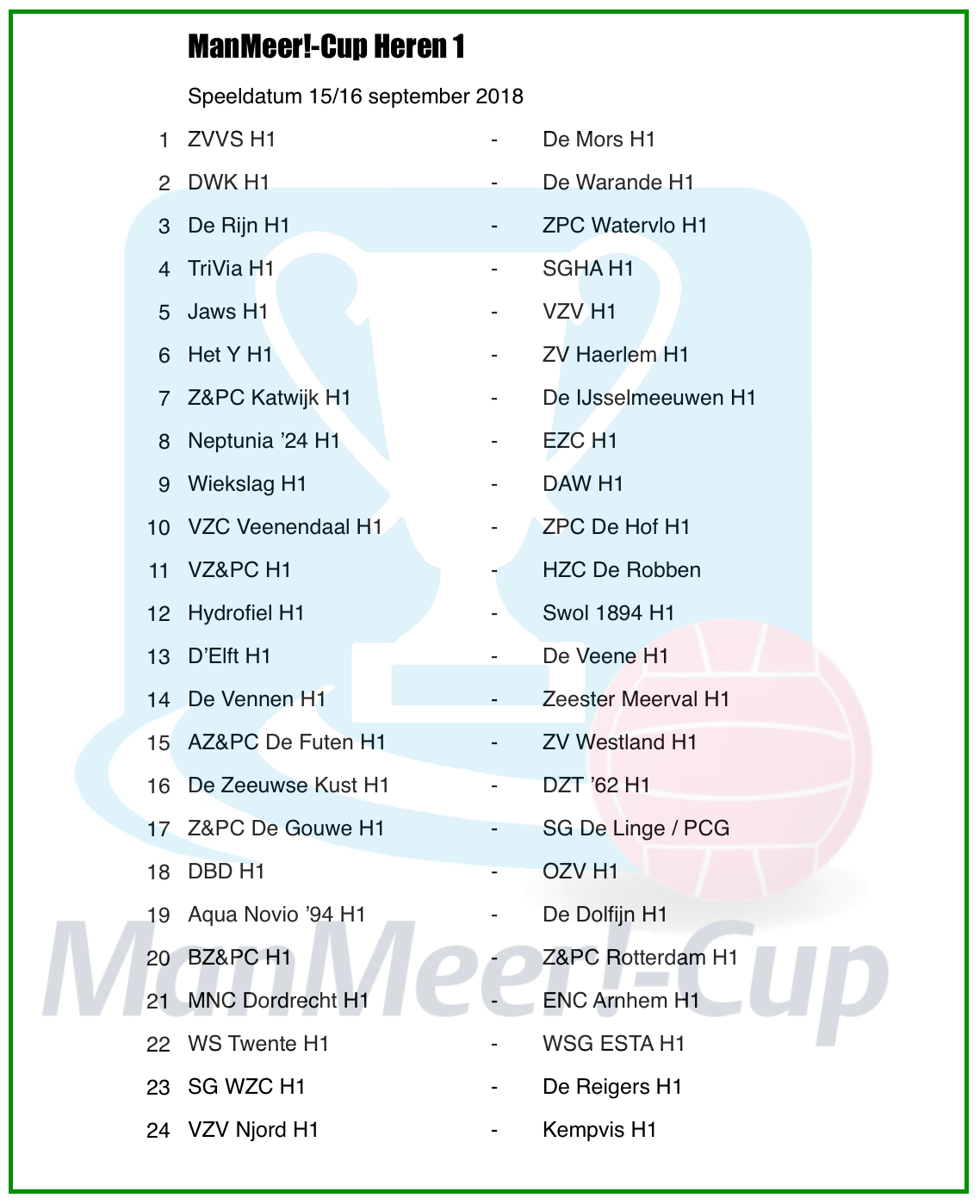 ManMeer!-Cup Heren 1