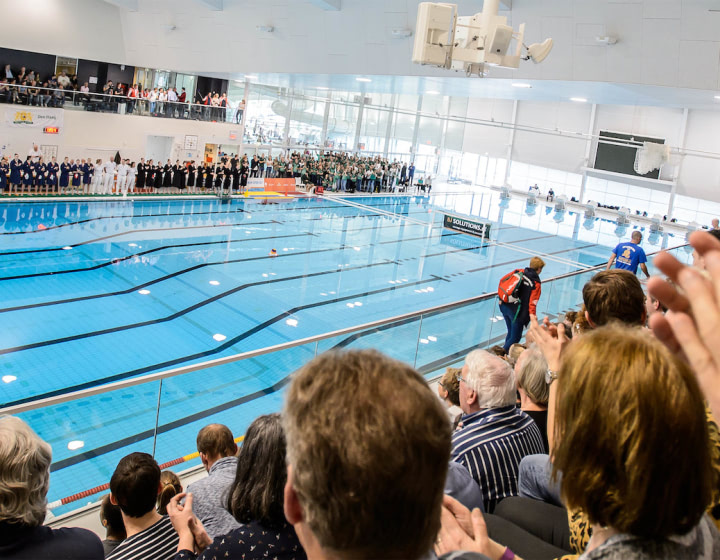 Het Hofbad in Den Haag is wederom het decor van de bekerfinale | Beeldboot/Gertjan Kooij