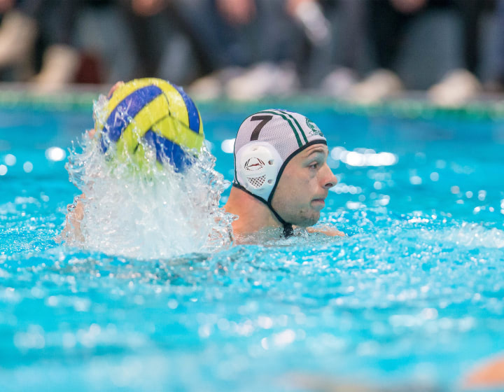 Mike van Beek, hier nog in actie als speler (Gunnink Fotografie)