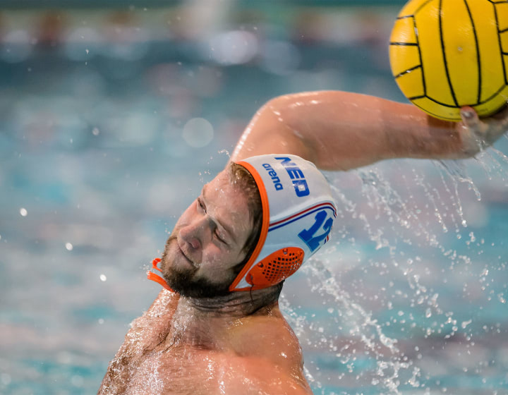 Zes treffers voor Thomas Lucas (ZV De Zaan) | Beeldboot/ Gertjan Kooij.