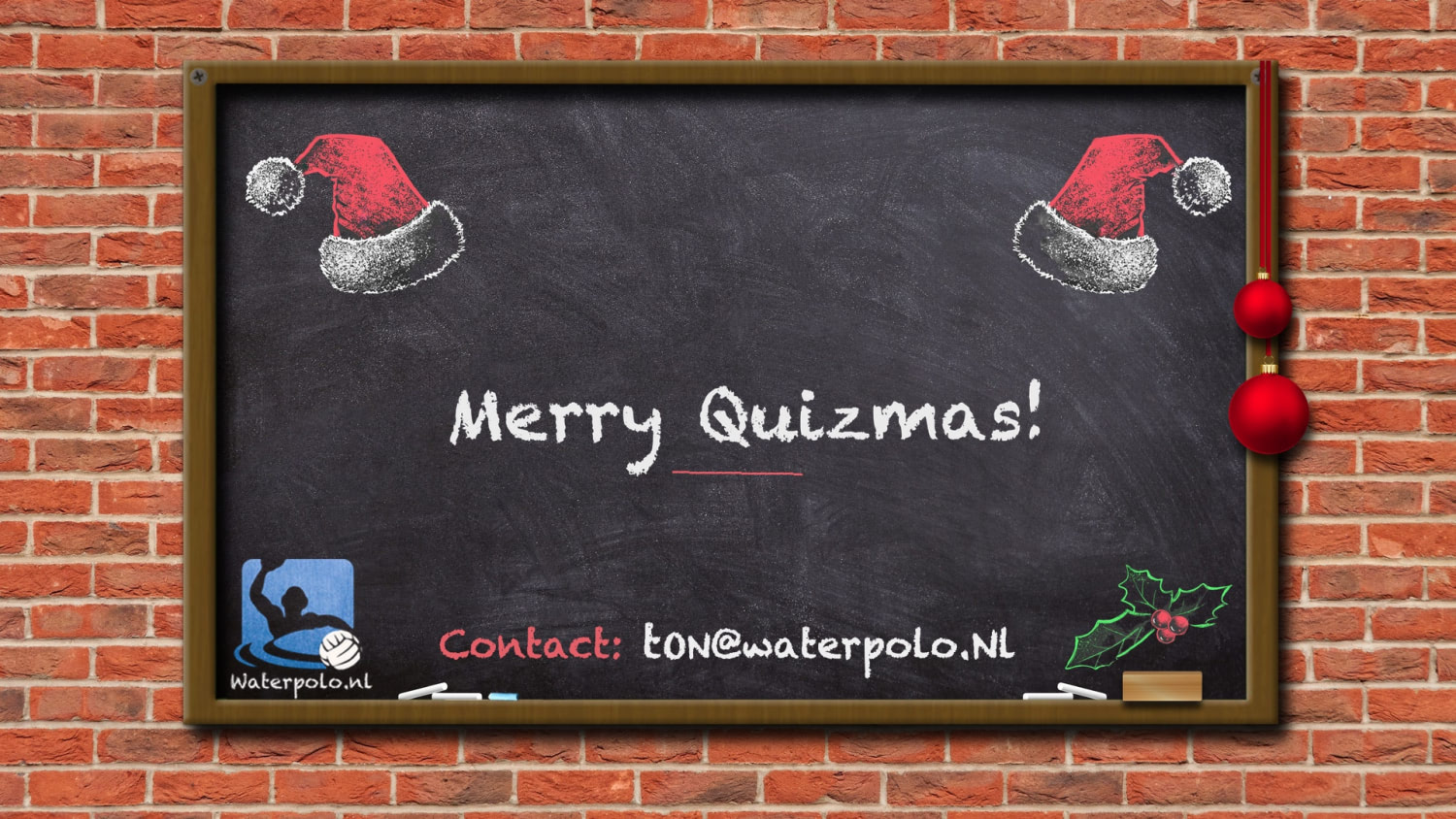 Merry Quizmas, de waterpolo.nl pubquiz