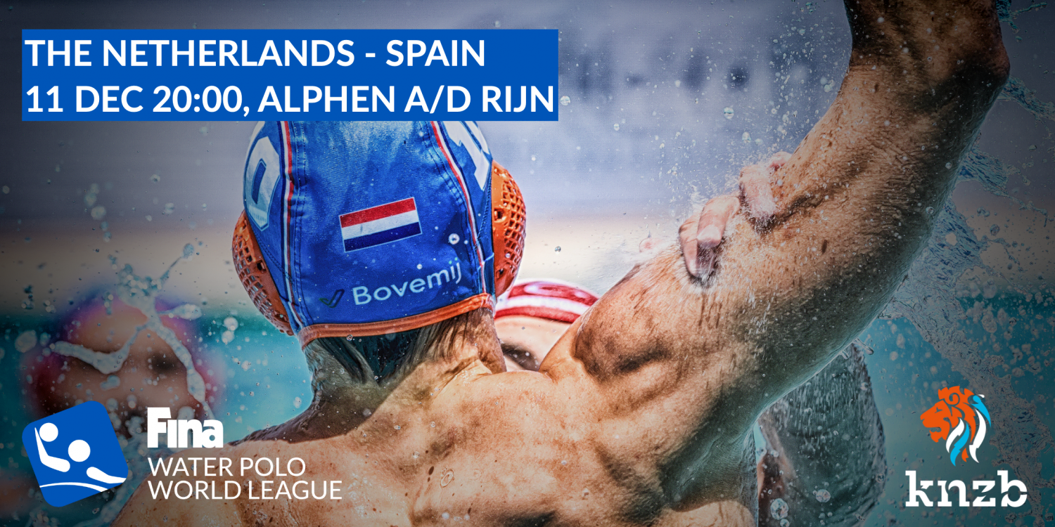 Tickets voor World League waterpolo Nederland - Spanje (m)