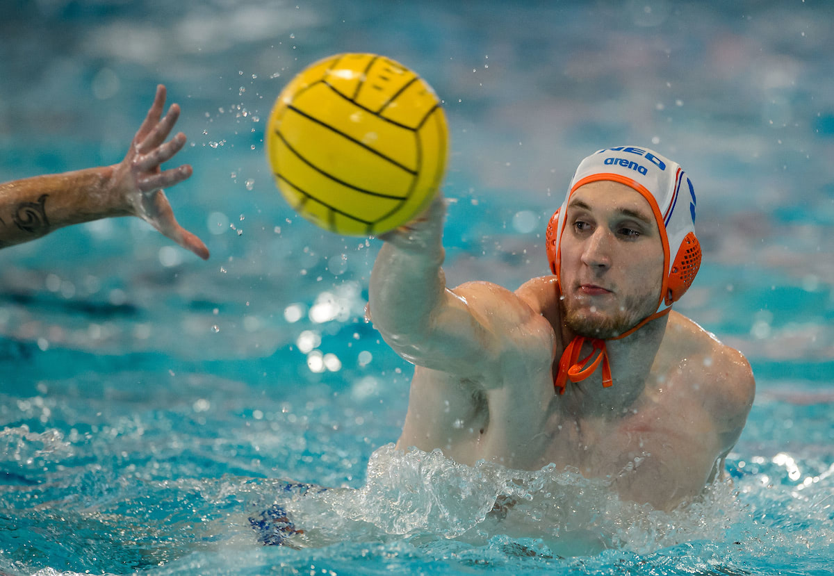 Jorn Muller in actie voor Oranje