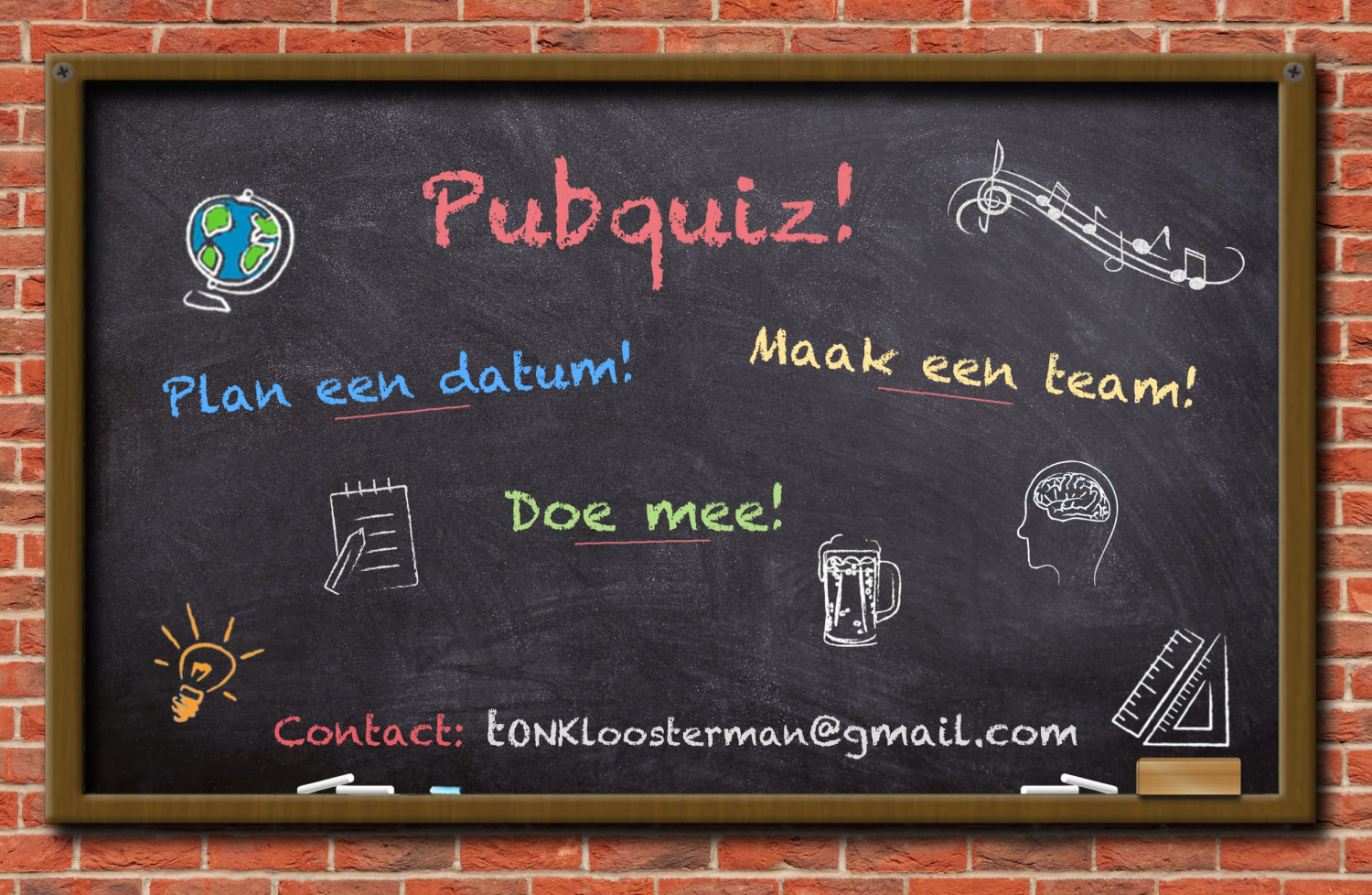Pubquiz door Ton Kloosterman Pubquiz door Ton Kloosterman